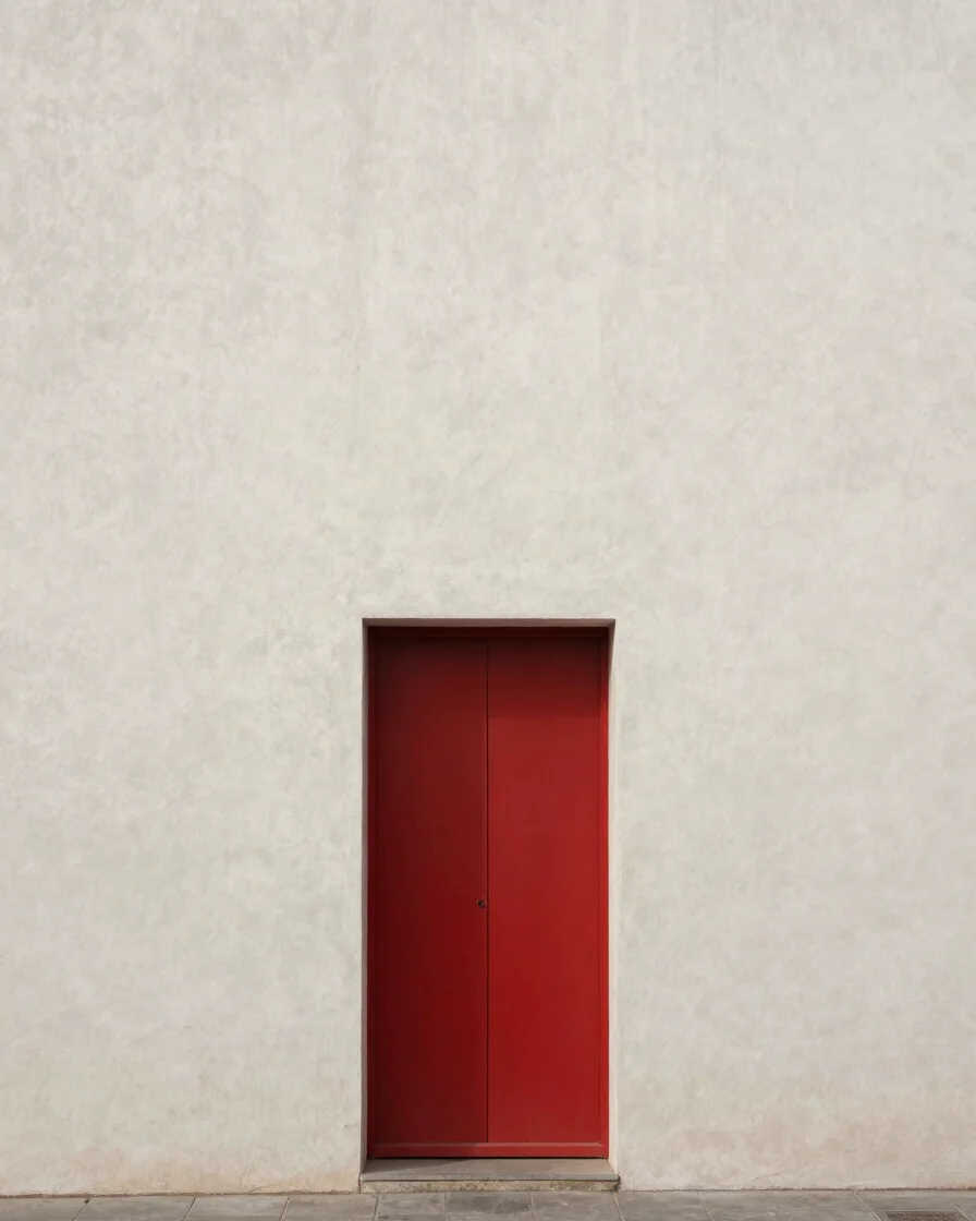 Architectural detail of a contemporary Chilean building facade wi